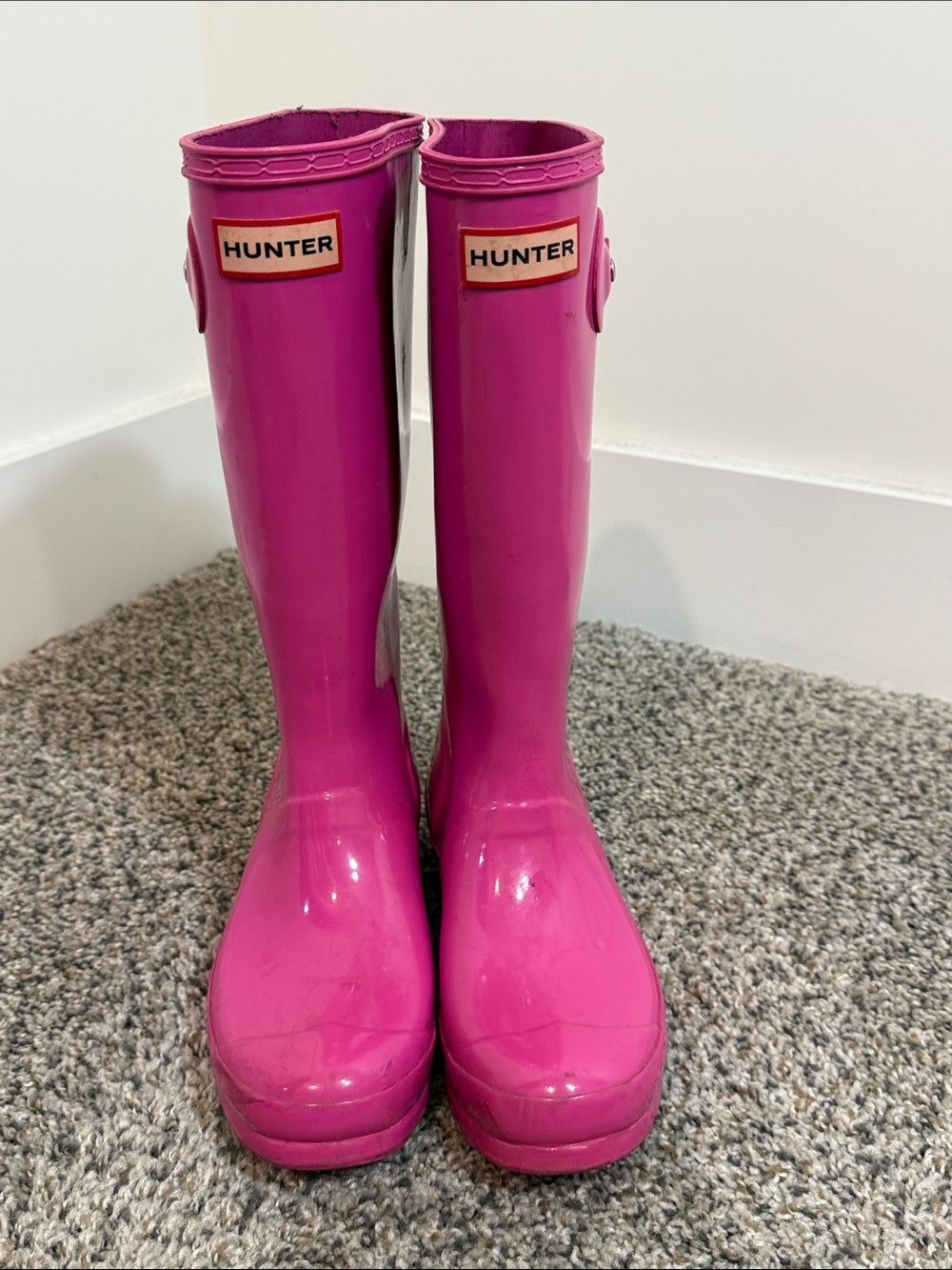 KIDS Original Tall Hunter Rain Boots US 5 big girl